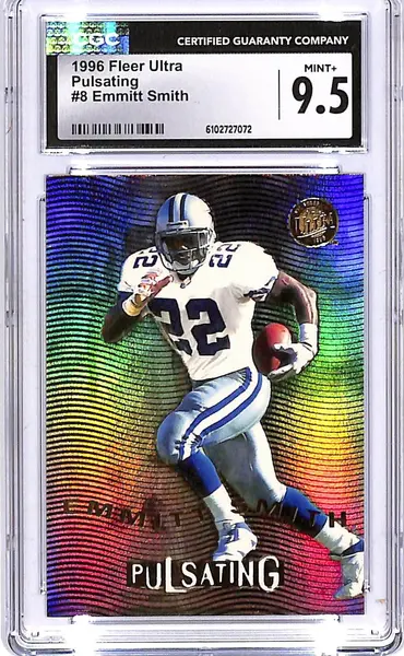 1996 Fleer Ultra Emmitt Smith Pulsating #8 CGC 9.5 Cowboys