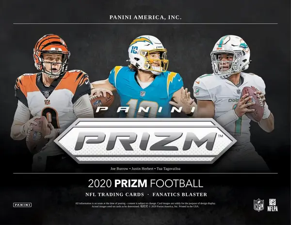 2020 Panini Prizm Football 6-Pack Blaster Box (Fanatics) (Orange Ice Prizms)