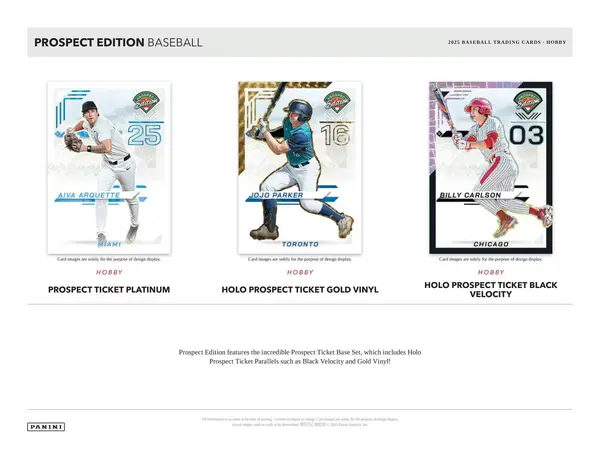 2025 Panini Prospect Edition Baseball Hobby Box