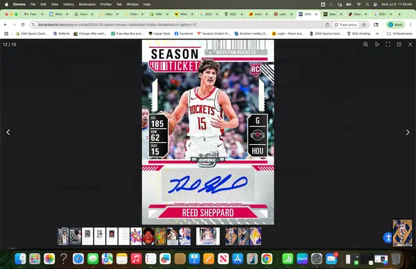 2024/25 Panini Mosaic Basketball Hobby Box