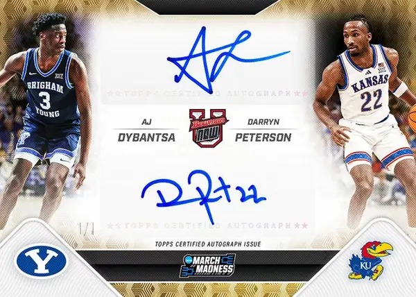2025-26 Bowman U Now Mens Basketball March Madness Box