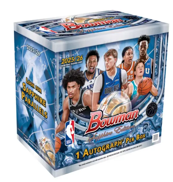 2025-26 Bowman Basketball Sapphire Edition Box