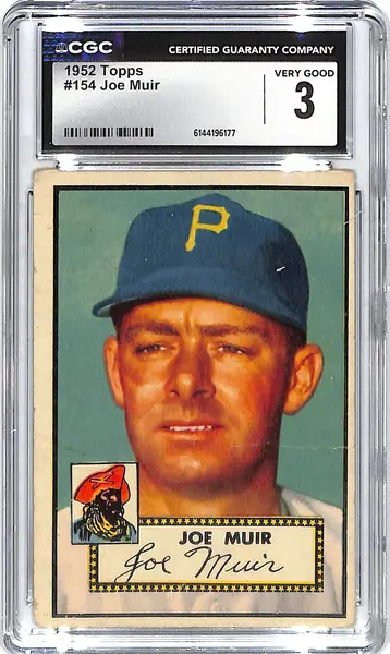 1952 Joe Muir Topps #154 CGC Very Good 3