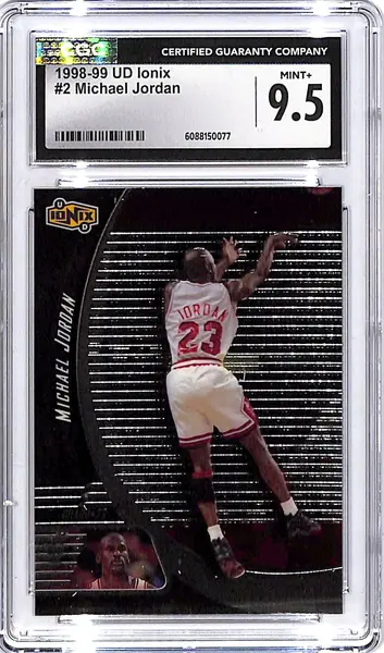 1998-99 UD ionic Michael Jordan #2 CGC 9.5 Bulls