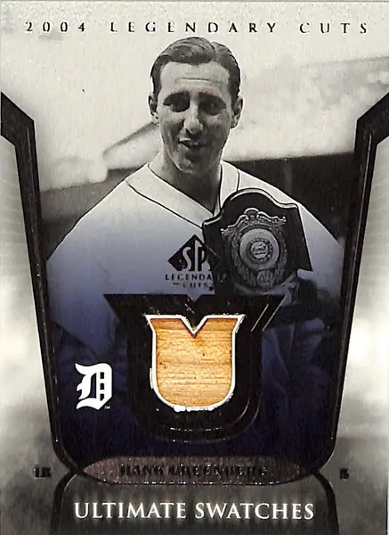 2004 SP Legendary Cuts Hank Greenberg Ultimate Swatches Bat Relic