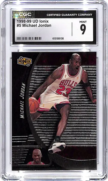 1998-99 UD Ionix Michael Jordan #5 CGC 9 Bulls