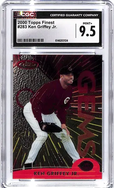 2000 Topps Finest Ken Griffey Jr #283 CGC 9.5 Reds