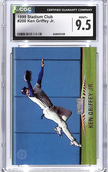 1999 Stadium Club Ken Griffey Jr #200 CGC 9.5 Mariners