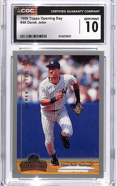 1999 Topps Opening Day Derek Jeter #48 CGC 10 Yankees