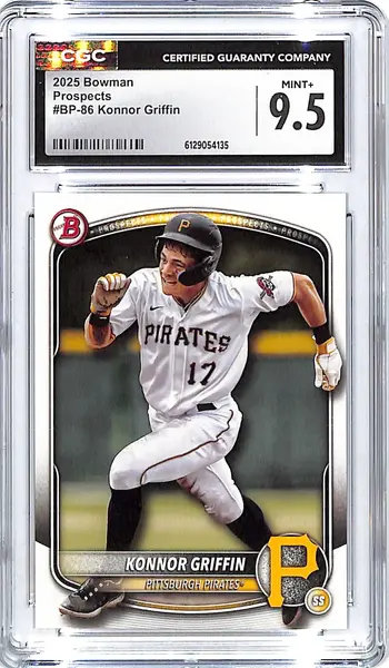2025 Bowman Konnor Griffin Prospects BP-86 CGC 9.5 Mint Plus Rookie RC