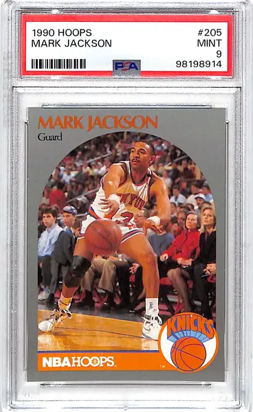 1990-91 Hoops Mark Jackson Melendez Brothers #205 PSA 9 Knicks