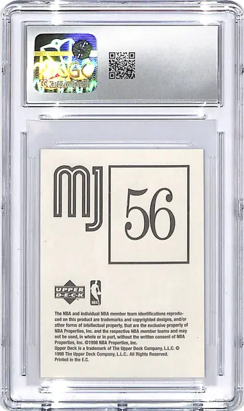 1998-99 Upper Deck MJ Stickers Michael Jordan #56 CGC 9.5 Bulls