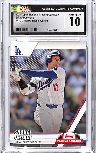2024 Topps National Trading Card Day Shohei Ohtani CGC 10 Dodgers