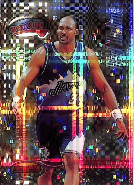 1998-99 Bowmans Best Cuts Karl Malone Atomic Refractor Jazz