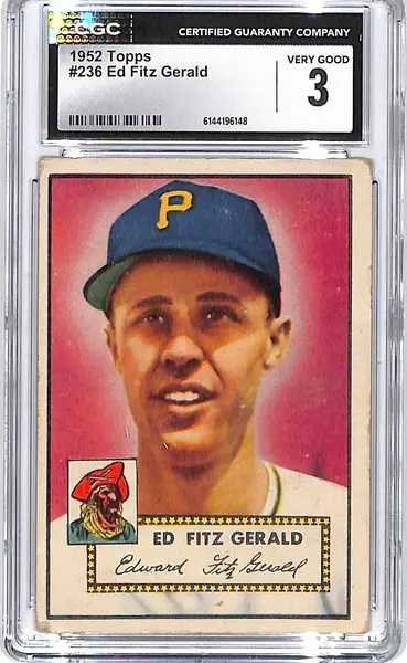 1952 Topps Williard Marshall #96 CGC 4 Braves