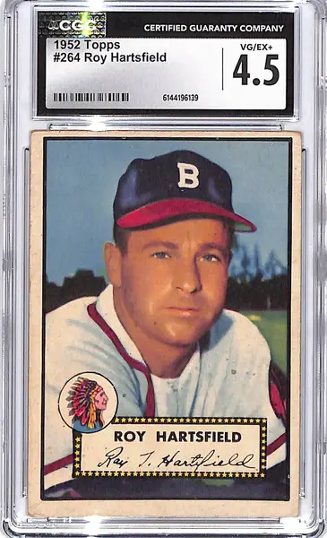 1952 Topps Roy Hartsfield #264 CGC 4.5 Braves