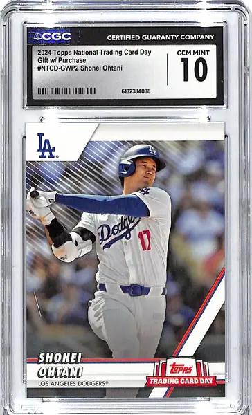 2024 Topps National Trading Card Day Shohei Ohtani CGC 10 Dodgers