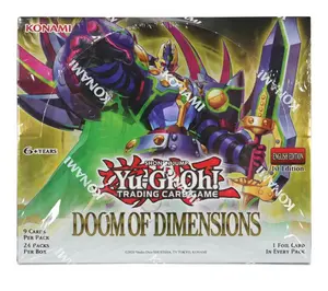 doom of dimensions booster box Yu-Gi-Oh!: Origin A product labeled as [Japanese Version] indicates that the text printed on the cards is in Japanese Doom of Dimensions Booster Box