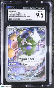2025 Pokemon Black Star Promos Tornadus White Flare Elite Trainer Box CGC 9.5 #210
