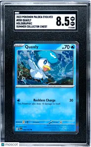 2023 Pokemon Paldea Evolved Quaxly SGC 8.5 #050