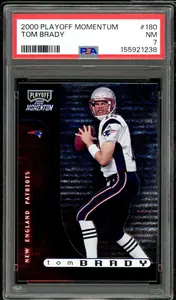 2000 Pacific Crown Royale Royalty Tom Brady ROOKIE #2 SGC 7 NRMT