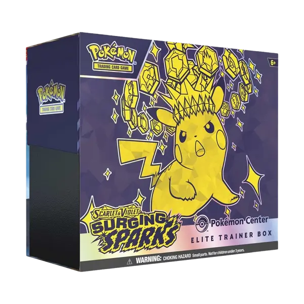 Surging Sparks Pokemon Center Elite Trainer Box