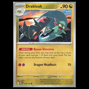 Drakloak #72 2025 Scarlet - Violet Series - Prismatic Evolutions Common Pokemon
