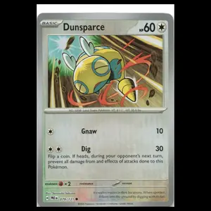 Dunsparce #79 2025 Scarlet - Violet Series - Prismatic Evolutions Common Pokemon