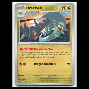Drakloak #72 2025 Scarlet - Violet Series - Prismatic Evolutions Common Pokemon