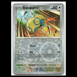 Dunsparce #79 2025 Scarlet - Violet Series - Prismatic Evolutions Common Pokemon
