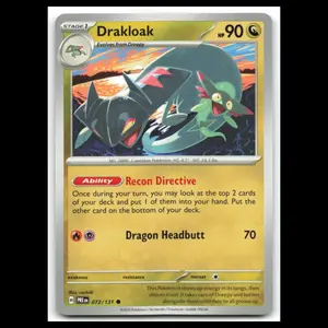 Drakloak #72 2025 Scarlet - Violet Series - Prismatic Evolutions Common Pokemon
