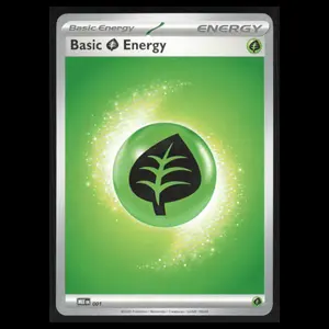Basic Grass Energy #1 2026 Mega Evolutions Chaos Rising Pokemon Card NM
