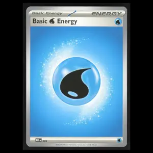 Basic Water Energy #3 2026 Pokemon Mega Evolutions Pitch Black  NM