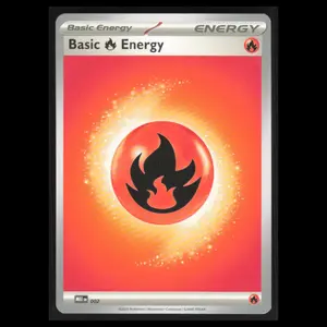 Basic Fire Energy #2 2026 Pokemon Mega Evolutions Pitch Black  NM