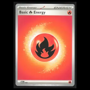 Basic Fire Energy #2 2026 Pokemon Mega Evolutions Pitch Black  NM