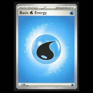 Basic Water Energy #3 2026 Pokemon Mega Evolutions Pitch Black  NM