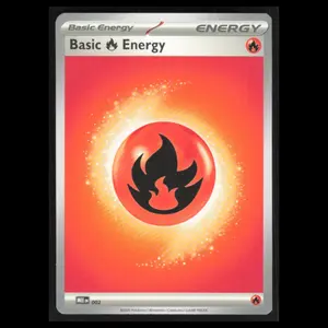 Basic Fire Energy #2 2026 Pokemon Mega Evolutions Pitch Black  NM
