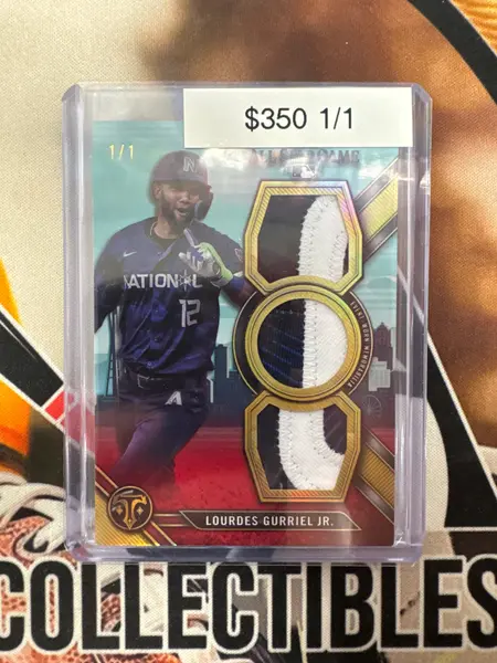 2024 Topps Triple Threads Lourdes Gurriel Jr. MLB All-Star Game Triple Relic 1/1
