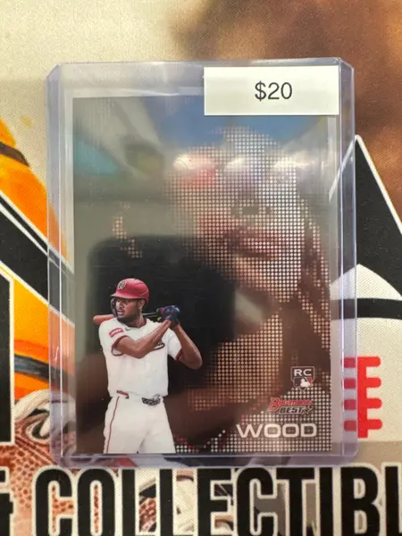 2025 Bowman’s Best MLB James Wood Rookie Pixel Portraits Insert