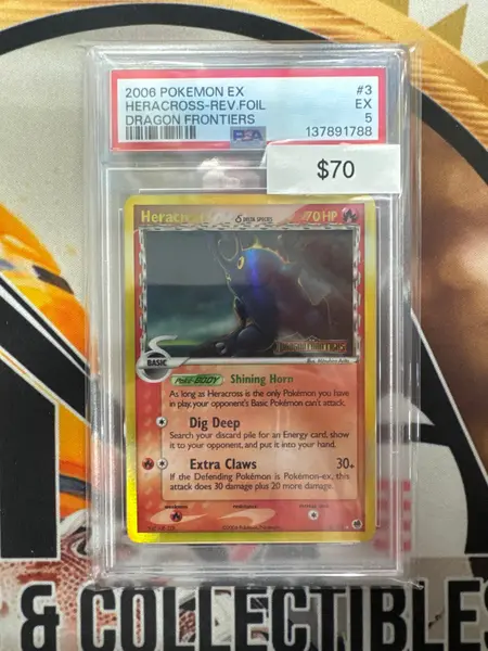 2006 Pokemon EX Heracross Delta Species Reverse Holo Dragon