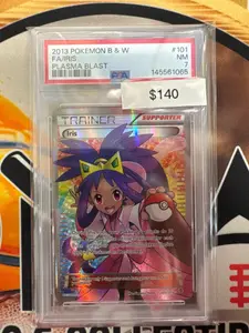 Pokemon Iris 101/101 Plasma Blast Full Art PSA 7