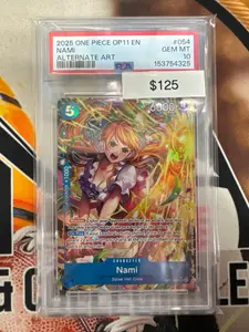 2025 One Piece Japanese 3rd Anniversary Set Nami #OP11-054 CGC 10