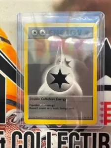 Pokémon Double Colorless Energy 96/102 Base Set Shadowless 1st Edition LP