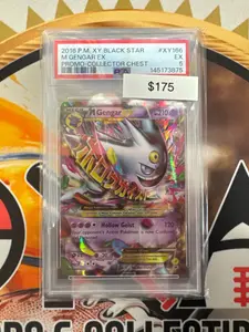2016 Pokemon XY Black Star M Gengar Ex XY166 Promo Collector Chest