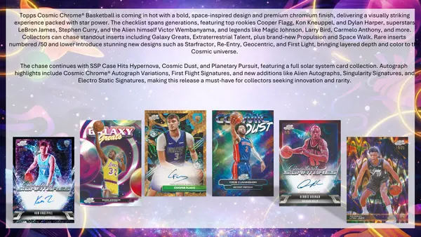 2025-26 Topps Cosmic Chrome Basketball Hobby Box