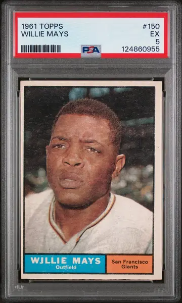 1961 Topps 150 Willie Mays PSA 5