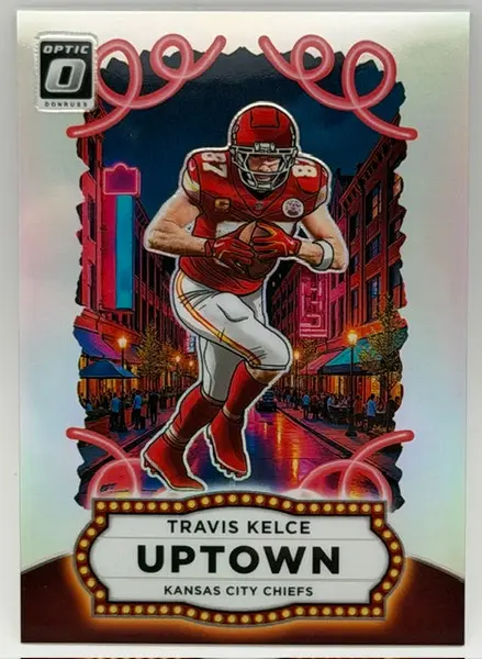 2025 Donruss Optic Travis Kelce Uptown #22