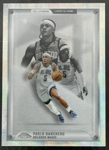 2025-26 Topps Chrome Paolo Banchero Glass Canvas
