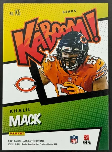 2021 Panini Absolute Khalil Mack Kaboom #K5
