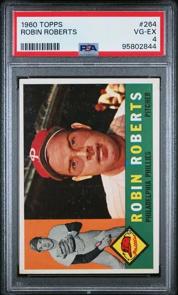 1960 Topps Robin Roberts #264 PSA 4